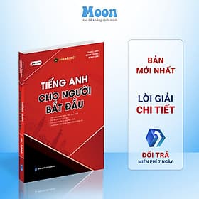 Sách Tiếng anh cho người bắt đầu Bản Đặc Biệt dành cho người mất gốc tiếng Anh Moonbook - NXB Dân Trí