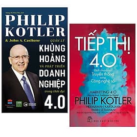 Combo 2 cuốn sách kinh tế về bài học doanh nhân : Quản Lý Khủng Hoảng Và Phát Triển Doanh Nghiệp Trong Thời Đại 4.0 + P.Kotler Tiếp thị 4.0 - Dịch Chuyển Từ Truyền Thống Sang Công Nghệ Số ( Tặng kèm Bookmark Happy Life) - Trí