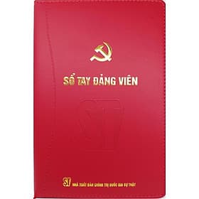 Sổ tay Đảng viên bìa giả da - bản in 2024 - Viên Chi
