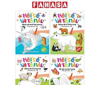 Bộ Sách Nối Số Và Tô Màu - Song Ngữ Anh-Việt - Bộ Văn Hóa