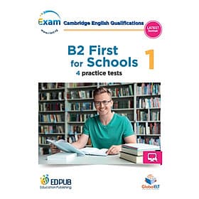B2 First for School Preliminary 1 with 4 Practice Tests - Latest Format - ED