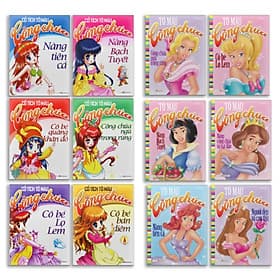 Combo 6 cuốn Cổ Tích Tô Màu Công Chúa - Do