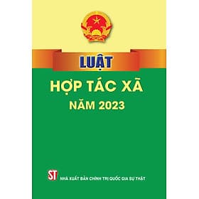 Luật hợp tác xã năm 2023 - bản in 2024