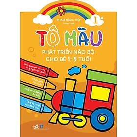 Bộ Tô màu phát triển não bộ cho bé 1-5 tuổi (10 cuốn lẻ) - Nhã Nam Official - Nhã Nam