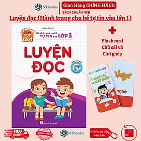 Sách Luyện Đọc Và Bộ Thẻ Chữ Cái Và Chữ Ghép - Hành trang Cho Bé Tự Tin Vào Lớp 1 - Việt Hà