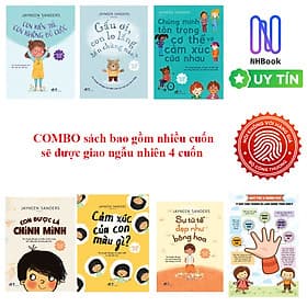 Combo 4Q: Phát Triển Trí Tuệ Cảm Xúc (Sách Kỹ Năng Sống Làm Chủ Cảm Xúc (EQ) / Kỹ Năng Giao Tiếp và Kỹ Năng Tư Duy Xúc Cảm cho bé) + Poster An Toàn Cho Con Yêu - Lâm Tú