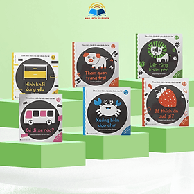 Bộ sách Ehon kích thích thị giác cho bé 0-3 tuổi – Giúp bé phát triển tư duy và giác quan - Việt Hà