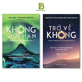 Combo 2 Tác Phẩm Của Joe Vitale: Không Giới Hạn - Khám Phá Ho'oponopono + Trở Về Không - Trải Nghiệm Ho'oponopono - Phương Nam Book - Hạ