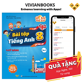 Bài tập tiếng Anh lớp 8, 4 kỹ năng Global Success (Có đáp án) – Tập 2 – ThS. Lê Vy – Anh ngữ Vivian - G