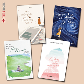 Combo 4q Sách Anh Không Bận Chỉ + Càng Hiểu Chuyện Càng Đau Lòng + Gửi Cậu Một Cái Ôm + Viên Thuốc Bọc Đường - Long