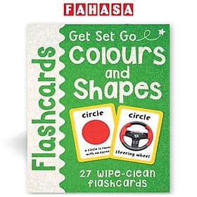 Sách ngoại văn: Get Set Go Flashcards - Colours And Shapes - Miles Kelly Publishing