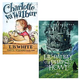 Combo Lâu Đài Bay Của Pháp Sư Howl và Charlotte Và Wilbur - Nhã Nam