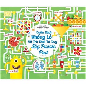 Cuốn Sách Khổng Lồ Về Trò Chơi Tư Duy - Big Puzzle Pad - Vizibook