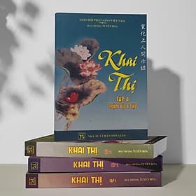 Trọn bộ 4 cuốn sách Khai Thị - Hòa Thượng Tuyên Hóa - Bộ Văn Hóa