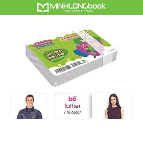 Sách Thẻ Flashcard Theo Phương Pháp Glenn Doman - Thế Giới Quanh Em: Gia Đình - Bản Thân - Theo Theobald