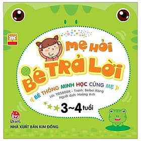 Sách Mẹ Hỏi Bé Trả Lời 3-4 Tuổi (Tái Bản) - Yosbook