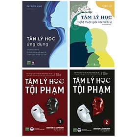 COMBO SÁCH TÂM LÝ HAY NHẤT: TÂM LÝ HỌC TỘI PHẠM - TẬP 1 + TÂM LÝ HỌC TỘI PHẠM - TẬP 2 + TÂM LÝ HỌC ỨNG DỤNG + TÂM LÝ HỌC - NGHỆ THUẬT GIẢI MÃ HÀNH VI - Lý Gia