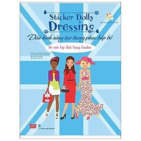 Sách Dán Hình Sáng Tạo Trang Phục Búp Bê 69N - Bộ Sưu Tập Thời Trang London - Sant Kirpal Singh
