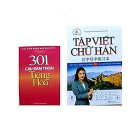 Bộ sách 301 câu đàm thoại tiếng hoa bản màu, tập viết chữ hán biên soạn theo 301 câu đàm thoại tiếng Hoa - Theo Theobald