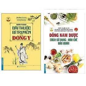 Combo Kho Tàng Bài Thuốc Bí Truyền Của Đông Y (Bìa Mềm)+Đông Nam Dược (Cách Sử Dụng - Bào Chế - Bảo Quản) - Minh Minh