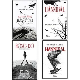 Combo Hannibal 4 cuốn: Sự Im Lặng Của Bầy Cừu + Rồng Đỏ + Hannibal + Hannibal Trỗi Dậy - Nhã Nam