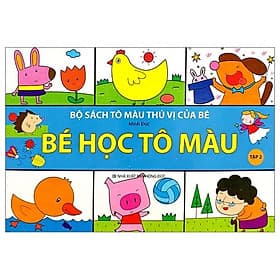 Bộ Sách Tô Màu Thú Vị Của Bé - Bé Học Tô Màu - Tập 2 - Minh Minh