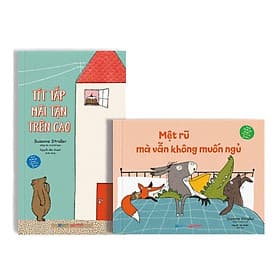 Bộ 2 cuốn Rủ rỉ trước giờ đi ngủ: Tit tắp mãi tận trên cao, Mệt rũ mà vẫn không muốn ngủ - Di Di