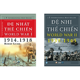 Bộ 2 Cuốn Đệ Nhất Thế Chiến & Đệ Nhị Thế Chiến - Tái Bản 2023 - Văn