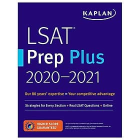 Sách ngoại văn: LSAT Prep Plus 2020-2021: Strategies For Every Section + Real LSAT Questions + Online (Kaplan Test Prep) - PREP