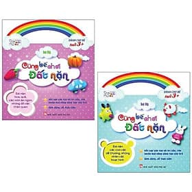 Cùng Bé Chơi Đất Nặn - Combo 2 Quyển - NXB Phụ Nữ - Nam Việt