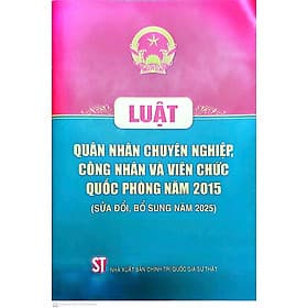 Sách Luật quân nhân chuyên nghiệp và công nhân, viên chức quốc phòng - Viên Chi