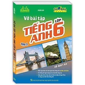 Sách GLOBALL SUCESS - Vở bài tập tiếng anh lớp 6 tập 1 (có đáp án) - Nha Nha