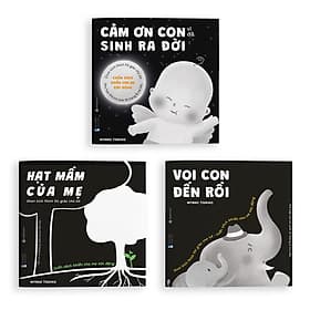 Sách Ehon kích thích thị giác - Cảm Ơn Con - Dành cho trẻ 0-18 tháng tuổi - NXB Hà Nội