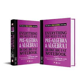 Sách Everything you need to ace prealgebra and algebra1, Sổ tay đại số ( lớp 8 - lớp 12 ) - Châu Sa