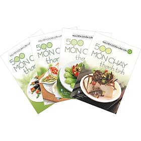 Combo 4 Cuốn: 500 Món Chay Thanh Tịnh (Tập 11-Tập 14)