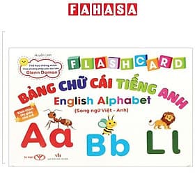 Flashcard Bảng Chữ Cái Tiếng Anh - English Alphabet - Việt Anh