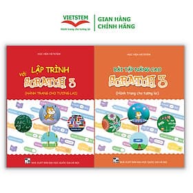 Combo 2 sách Lập trình với Scratch 3 và Bài tập Nâng cao Scratch 3 - Trí