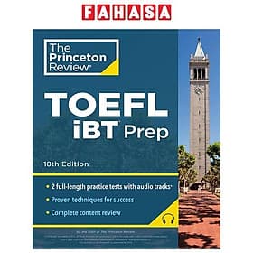 The Princeton Review TOEFL iBT Prep With Audio/Listening Tracks, 18th Edition - PREP