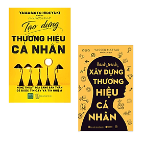 Combo 2 Cuốn Khởi Nghiệp Hay- Tạo Dựng Thương Hiệu Cá Nhân+Hành Trình Xây Dựng Thương Hiệu Cá Nhân