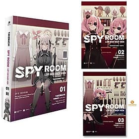 Combo 3Q Light novel: Spyroom Lớp học điệp viên (Tập 1+2+3) / Tặng kèm bookmark + móc khóa - Khoa