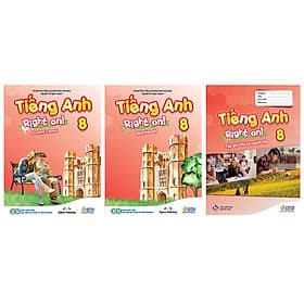 Tiếng Anh 8 Right On! trọn bộ (Sách bài học, Sách bài tập, Tập ghi chép) - ED