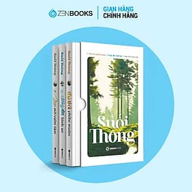 Bộ sách Tác Giả Suối Thông - Làm mới vườn tâm, Sống đời bình an, Thả trôi phiền muộn - Bình