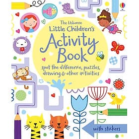 Sách tương tác thiếu nhi tiếng Anh - Little Children's Activity Book spot-the-difference, puzzles, drawings &amp; other activities - Usborne Publishing Ltd