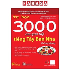 Sách - Tự Học 3000 Câu Giao Tiếp Tiếng Tây Ban Nha Thông Dụng - Huy Thông