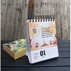 Sách Lịch bàn 2026 - Kinh Pháp Cú - HT. Thích Minh Châu - Châu Sa