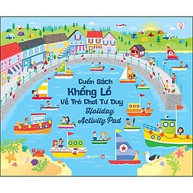 Cuốn Sách Khổng Lồ Về Trò Chơi Tư Duy - Holiday Activity Pad - Vizibook