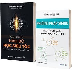 Combo Sách 2 Cuốn: Phương Pháp Học Tập Của Simon và Huấn Luyện Não Bộ Học Siêu Tốc - Bizbooks - Hú