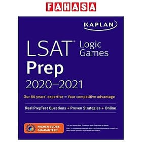 Sách ngoại văn: LSAT Logic Games Prep 2020-2021 : Real PrepTest Questions + Proven Strategies + Online - PREP