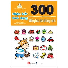 300 Miếng Bóc Dán Thông Minh - Nhận Biết Hình Dạng - Minh Minh