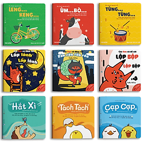 Bộ Sách Ehon 9 Cuốn Âm Thanh Quanh bé - Âm Thanh Cáo Ken - Thật Bất Ngờ - Dành Cho Bé Từ 0 Đến 6 Tuổi - Cao Quân